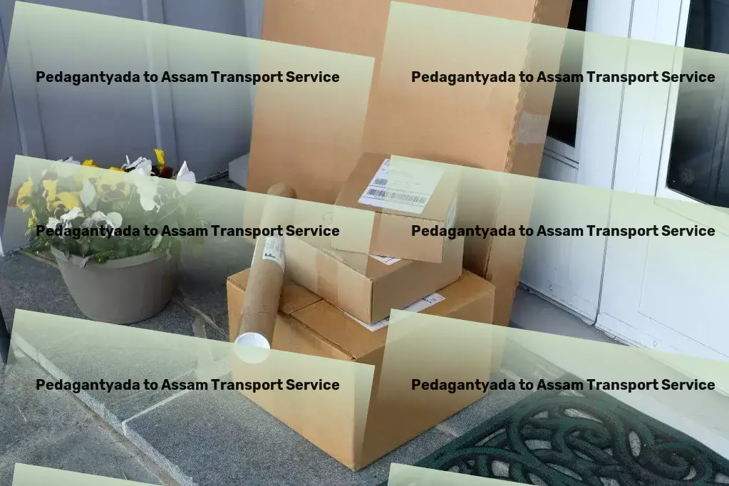 Pedagantyada to Assam Transport Vehicle transport services