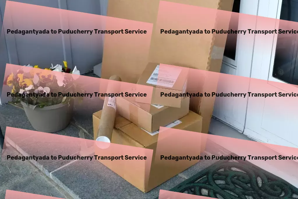 Pedagantyada to Puducherry Transport Cargo transport services