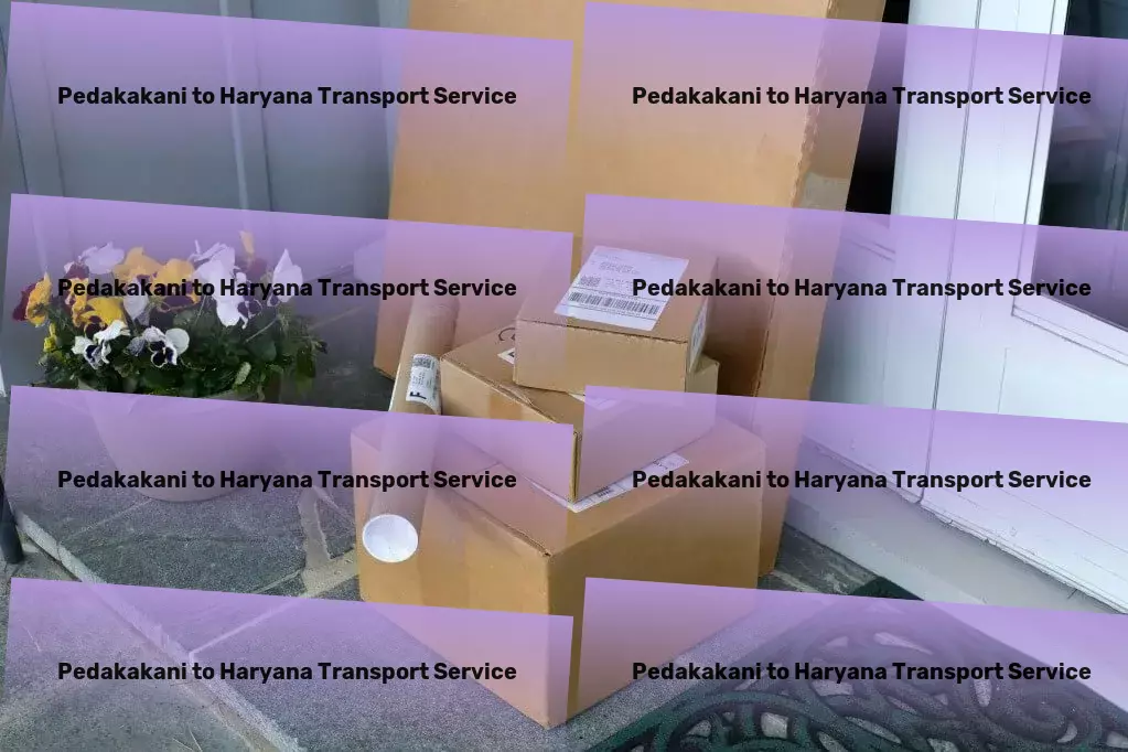 Pedakakani to Haryana Transport Enhancing connectivity across India's diverse landscape! - High-volume goods forwarding