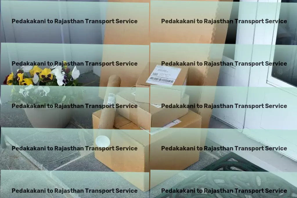 Pedakakani to Rajasthan Transport Multi-city logistics services