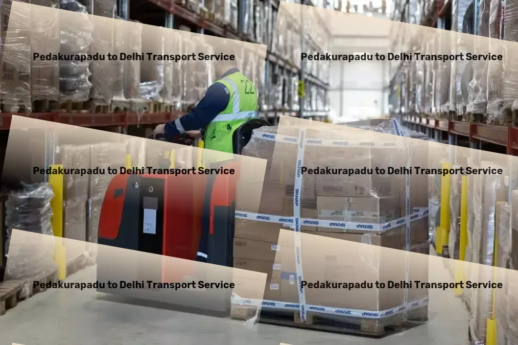 Pedakurapadu to Delhi Transport Heavy goods logistics