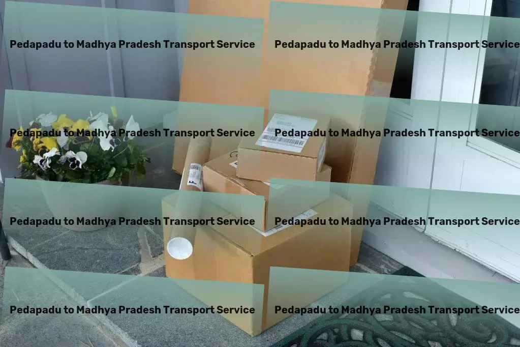 Pedapadu to Madhya Pradesh Transport Cross-country cargo transport