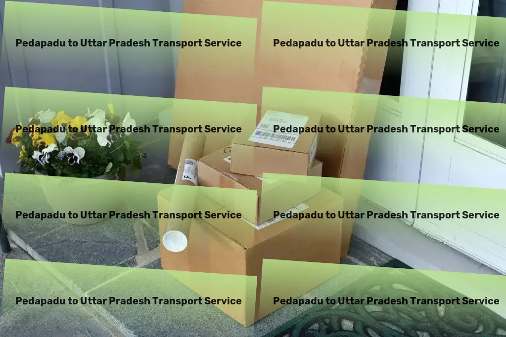 Pedapadu to Uttar Pradesh Transport Nationwide packing services