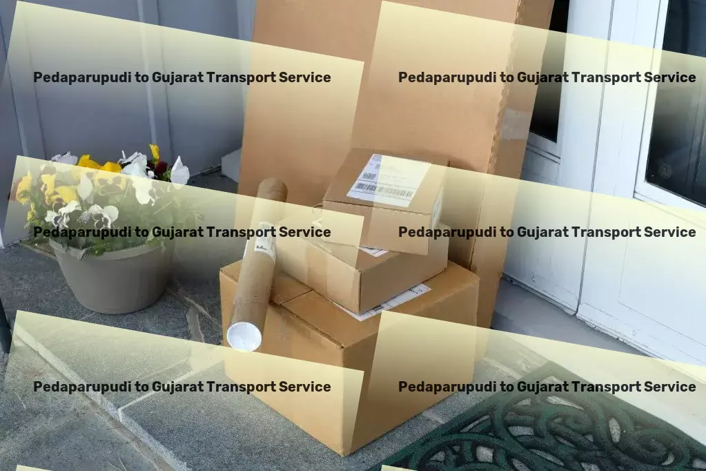 Pedaparupudi to Gujarat Transport Nationwide freight and logistics