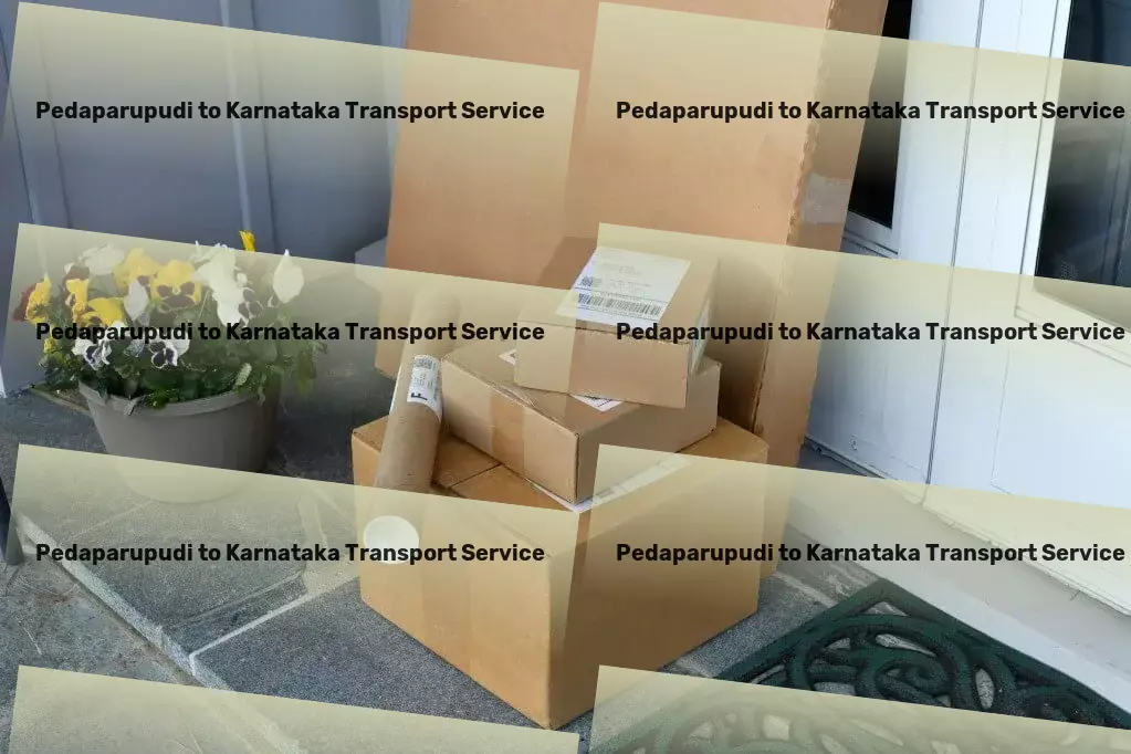 Pedaparupudi to Karnataka Transport Quick parcel logistics