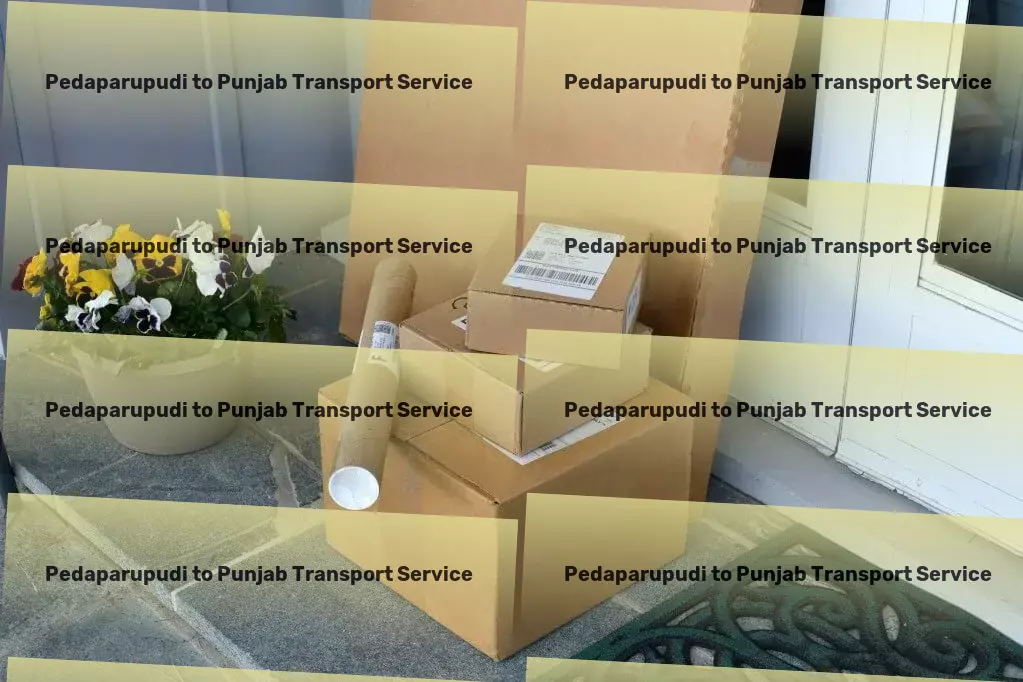 Pedaparupudi to Punjab Transport Special cargo delivery