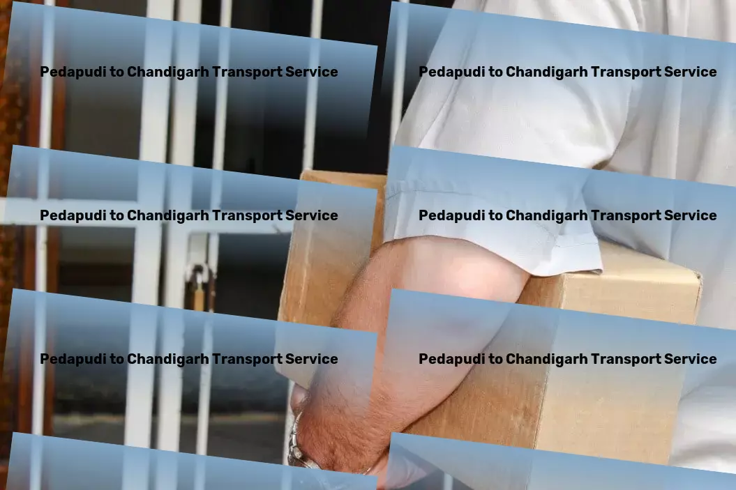 Pedapudi to Chandigarh Transport Industrial goods transport