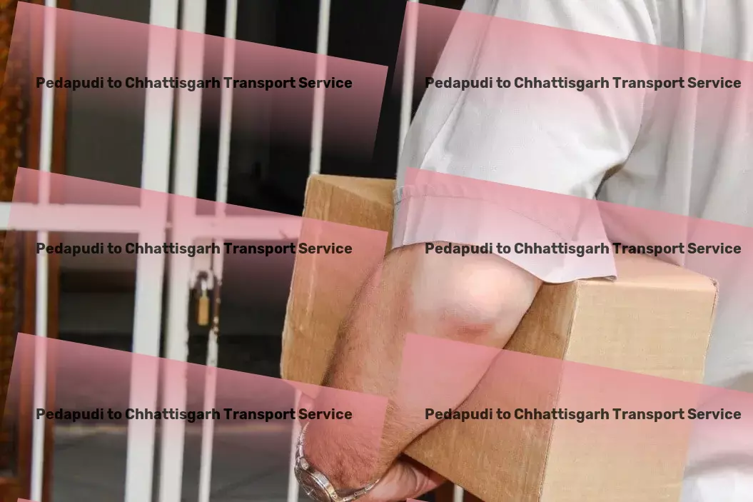 Pedapudi to Chhattisgarh Transport Optimize your supply chain within India with our solutions! - Specialized trucking solutions