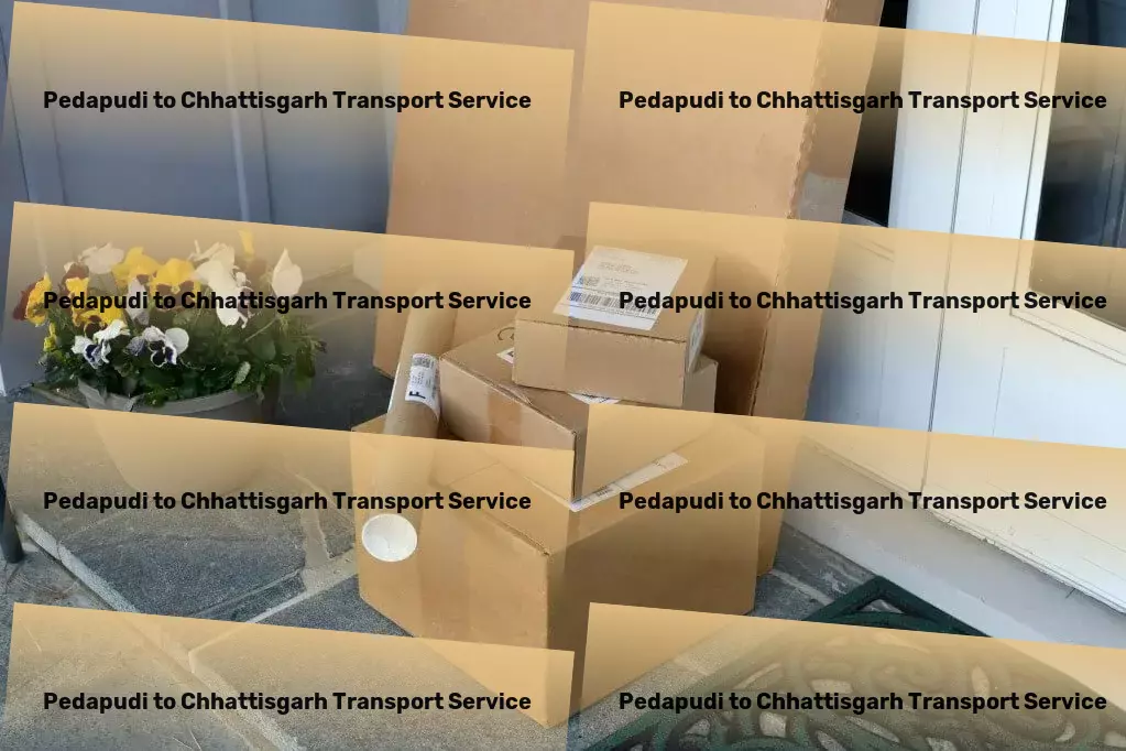 Pedapudi to Chhattisgarh Transport Customized logistics strategies for India's unique challenges - Long-distance freight logistics