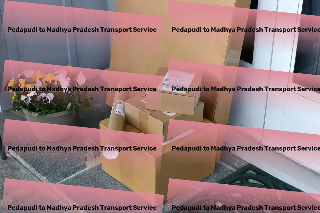 Pedapudi to Madhya Pradesh Transport Industrial package forwarding