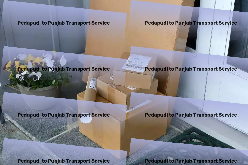 Pedapudi to Punjab Transport Streamlining your logistics operations within India effortlessly! - Quick transport dispatch