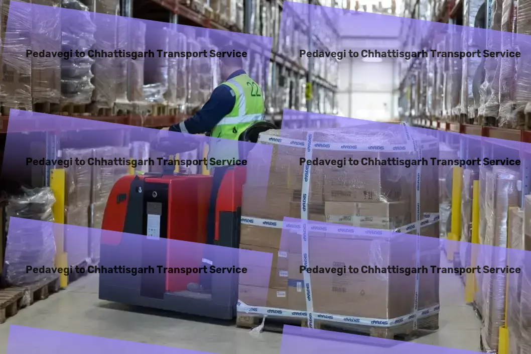 Pedavegi to Chhattisgarh Transport Championing seamless logistics operations within India - High-capacity goods shipment