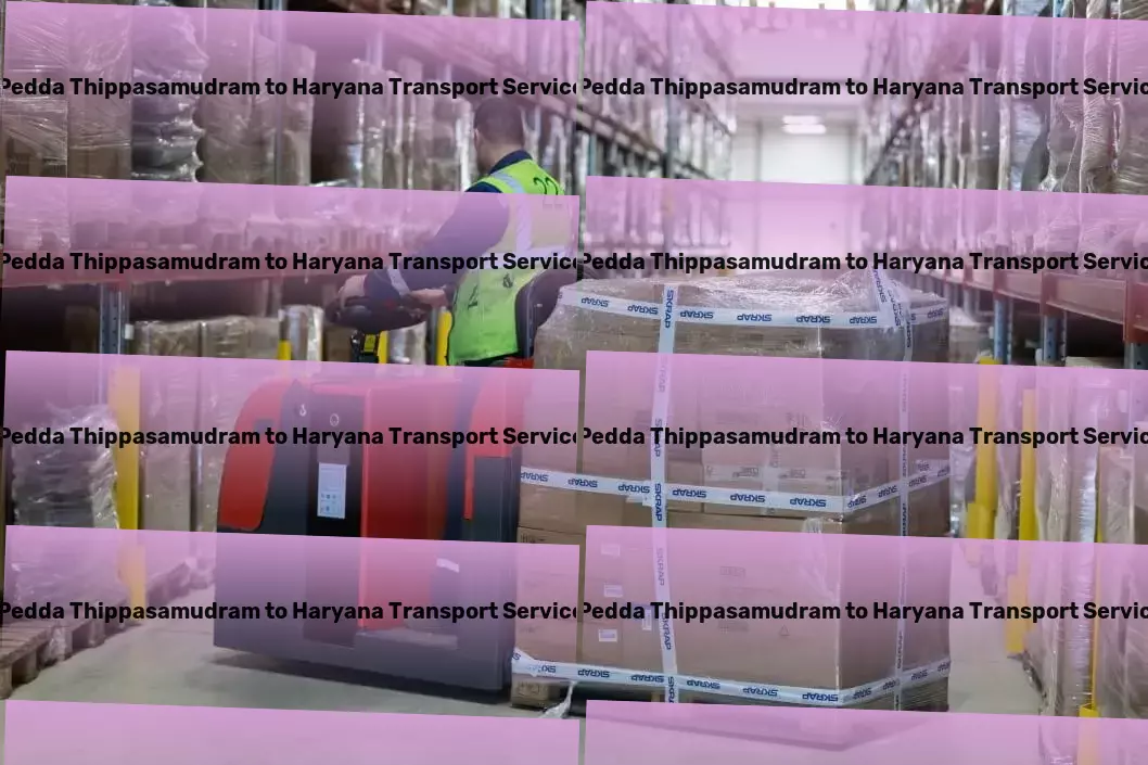 Pedda Thippasamudram to Haryana Transport Integrated cargo services