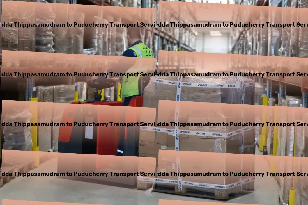 Pedda Thippasamudram to Puducherry Transport Rapid road logistics