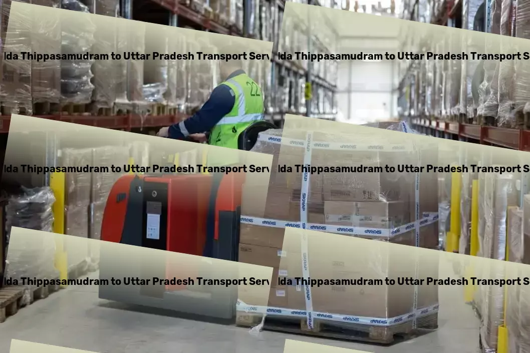 Pedda Thippasamudram to Uttar Pradesh Transport Full-scale parcel shipment