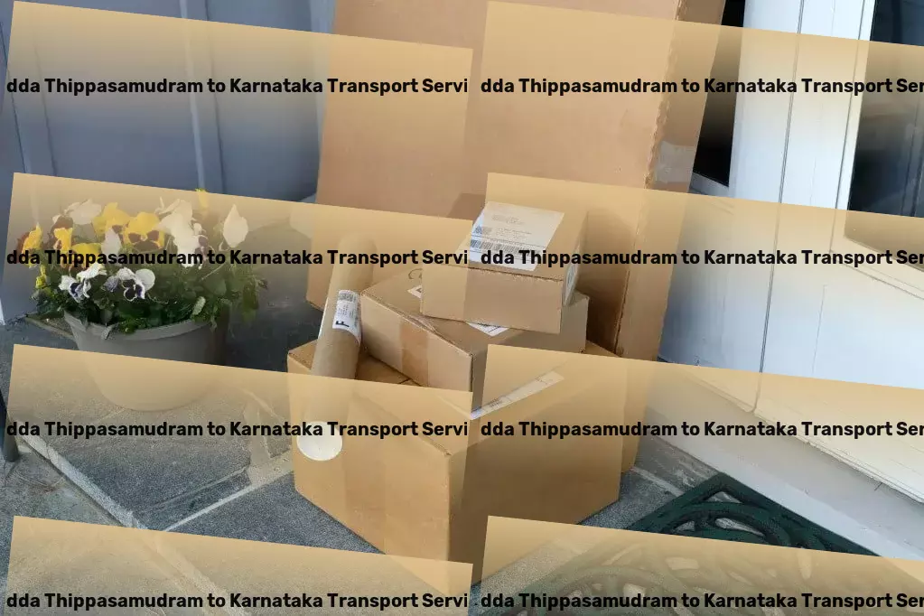 Pedda Thippasamudram to Karnataka Transport The gold standard of transportation services within India! - Logistics and freight forwarding