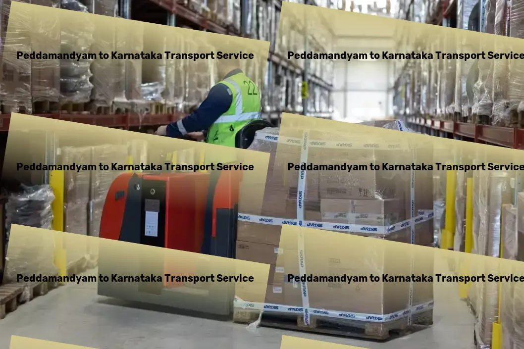 Peddamandyam to Karnataka Transport A seamless integration of technology and service in Indian transportation - Dedicated parcel transport