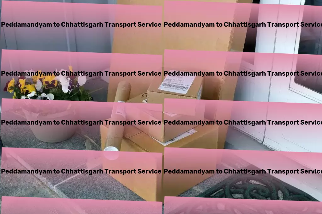 Peddamandyam to Chhattisgarh Transport Construction equipment transport