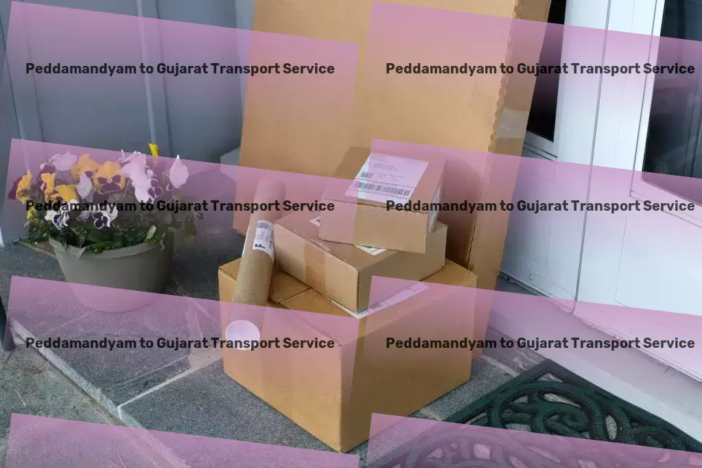 Peddamandyam to Gujarat Transport Fulfilling India's logistical needs with precision and care! - Door-to-door delivery services