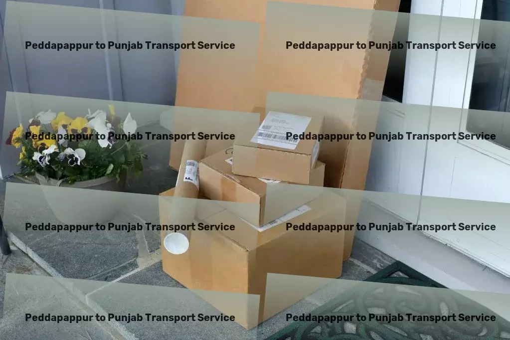 Peddapappur to Punjab Transport Professional goods shipment solutions