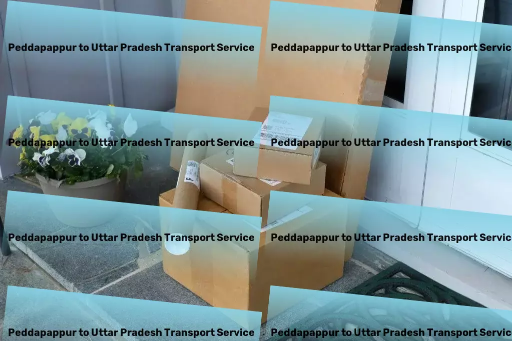 Peddapappur to Uttar Pradesh Transport Seamless, hassle-free goods transport across India! - Specialized freight solutions