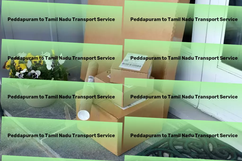 Peddapuram to Tamil Nadu Transport Cutting-edge technology for smoother goods transit in India! - Large item freight services